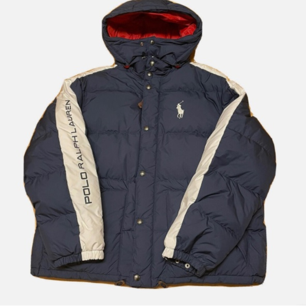 Polo by Ralph Lauren Men's Navy and White Jacket